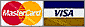 We Gladly Accept Visa and MasterCard